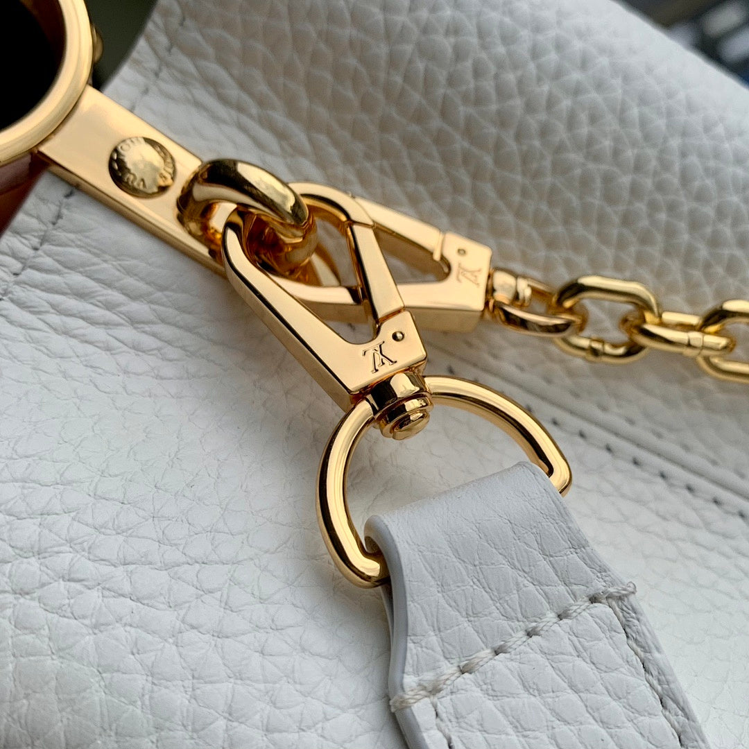 Sac à main Capucines – Réf. M20708 · Blanc Rose · Coloris 1