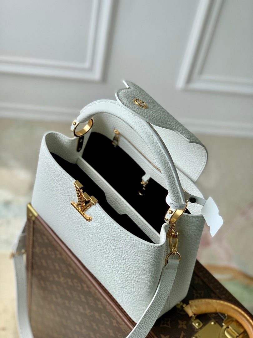 Sac à main Capucines – Réf. M24673 · Blanc · Coloris 1