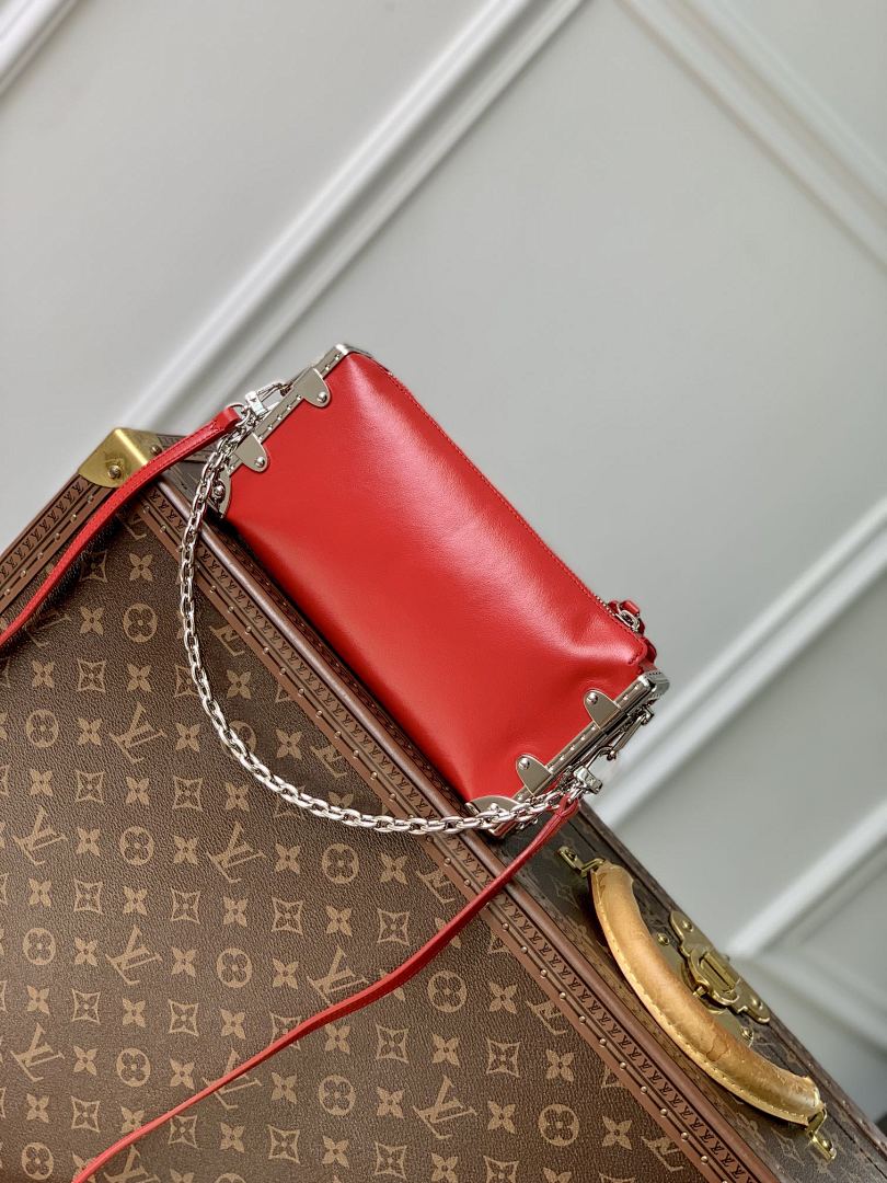 Sac à main Trunk – Réf. M25445 · Rouge