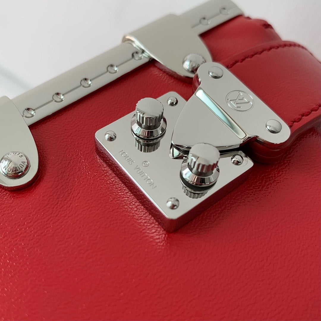 Sac à main Trunk – Réf. M25445 · Rouge