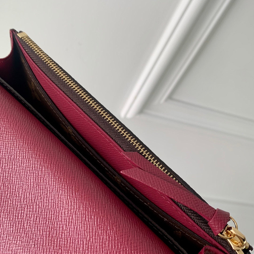 Portefeuille – Réf. M60697 · Violet Rouge