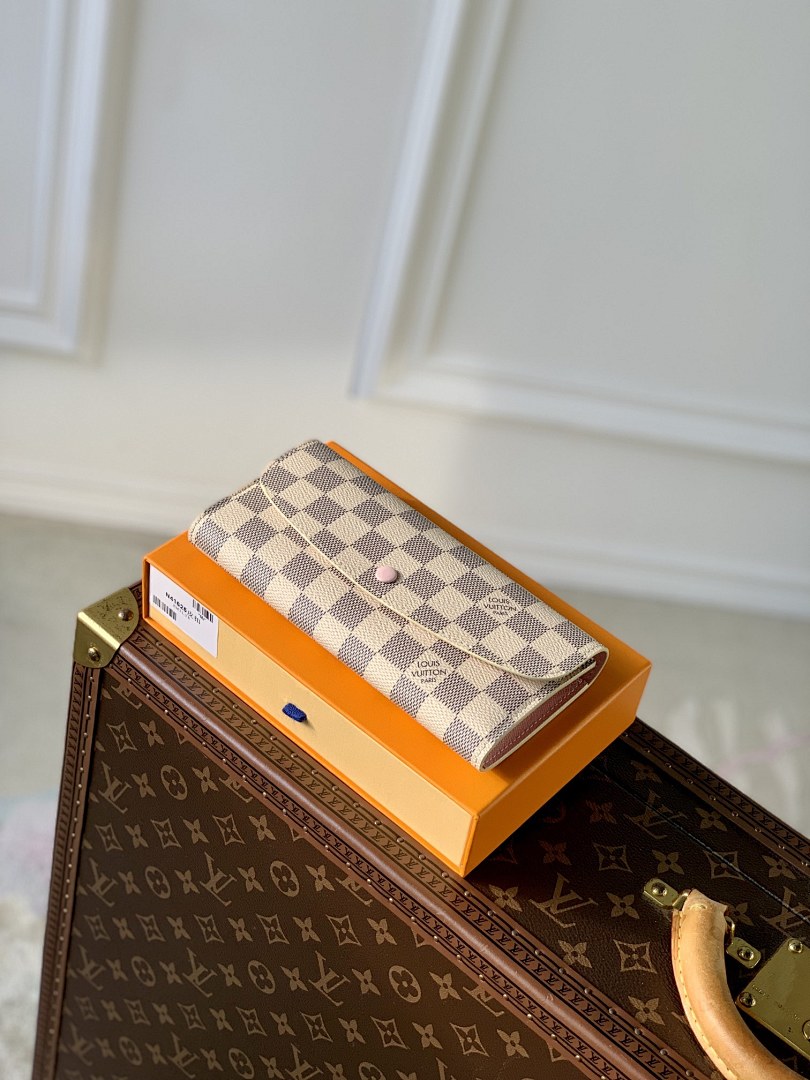 Portefeuille – Réf. M41625 · Damier Azur Rose · Coloris 1