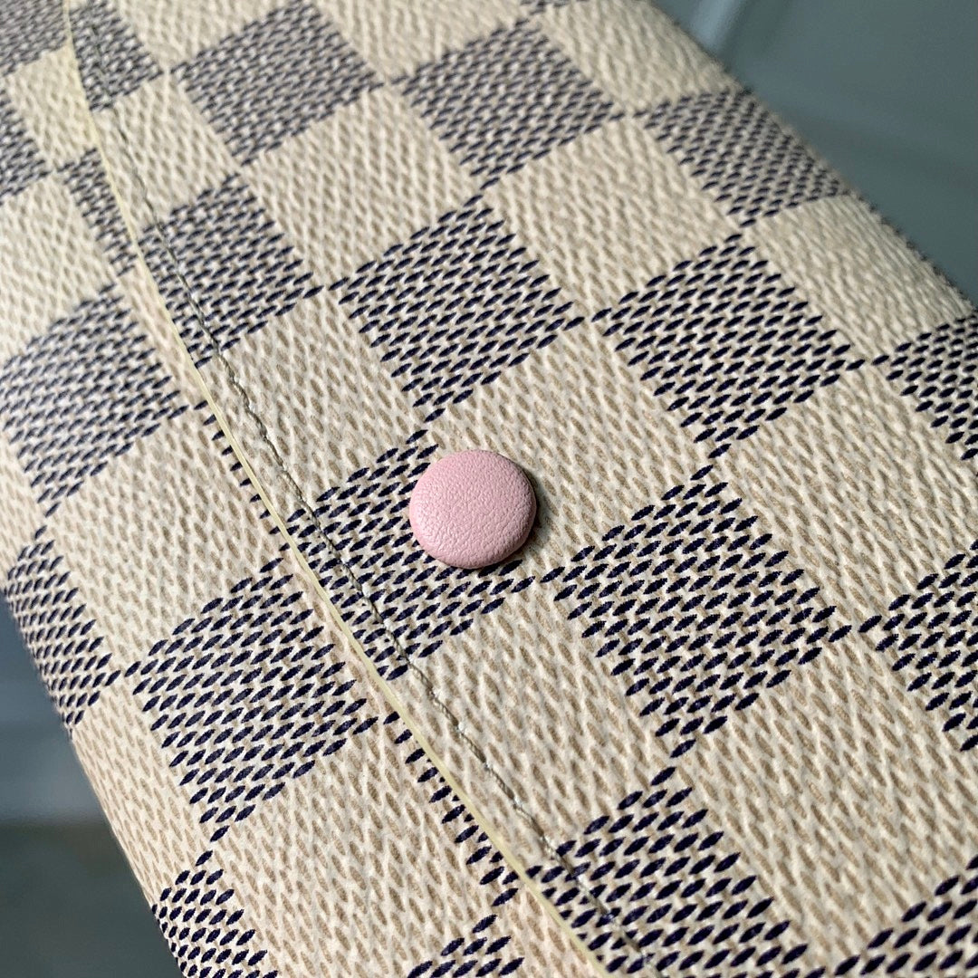 Portefeuille – Réf. M41625 · Damier Azur Rose · Coloris 1