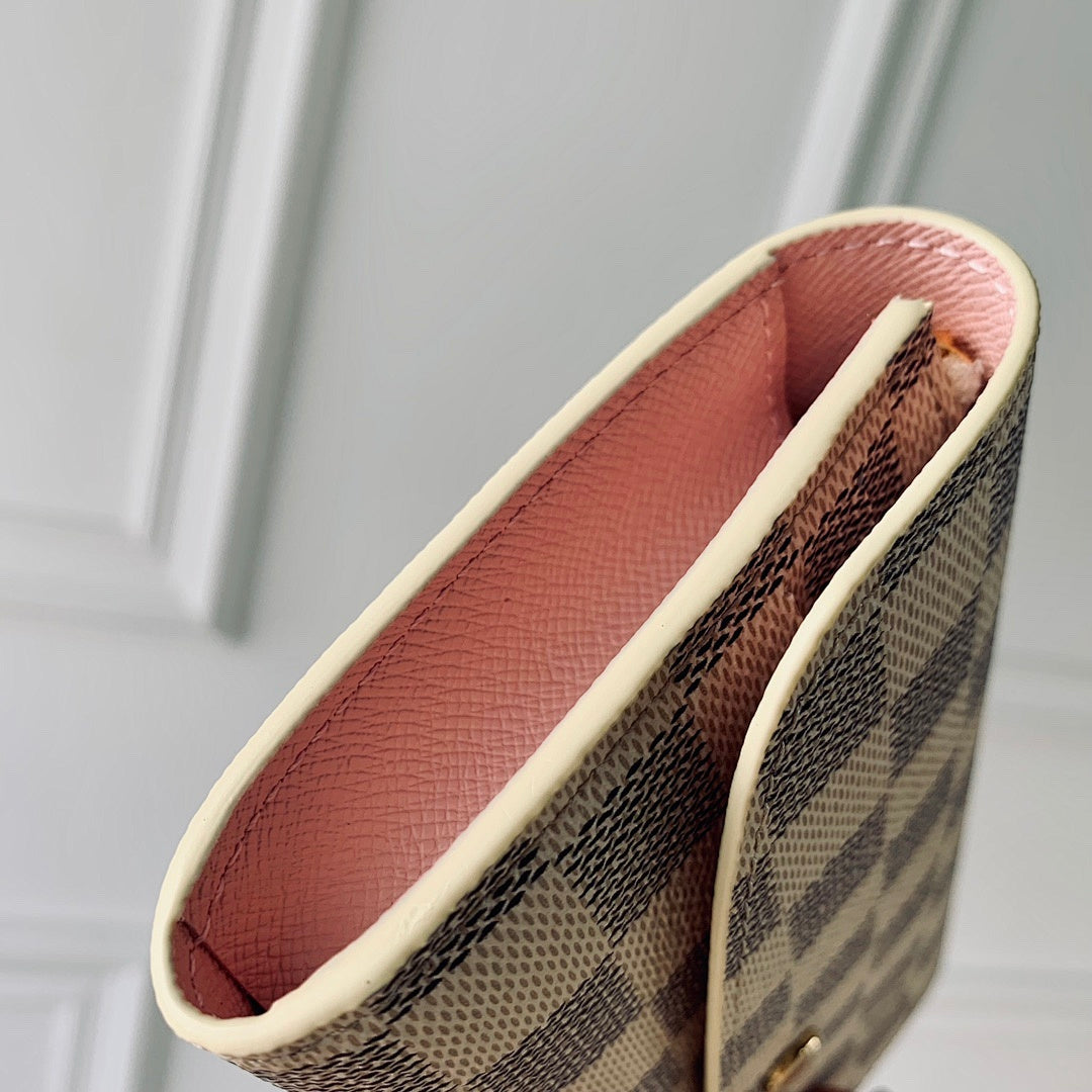 Portefeuille – Réf. M41625 · Damier Azur Rose · Coloris 1