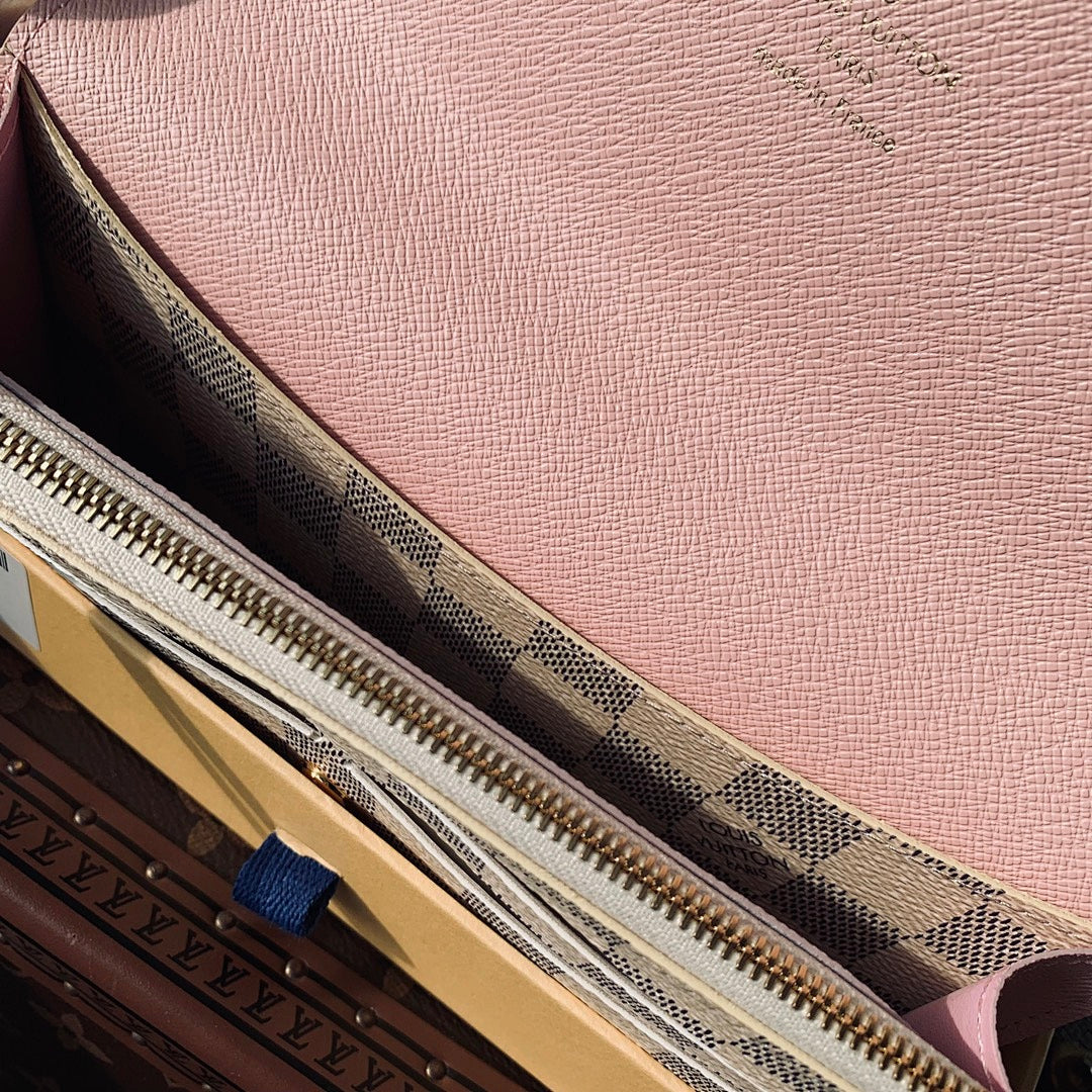 Portefeuille – Réf. M41625 · Damier Azur Rose · Coloris 1
