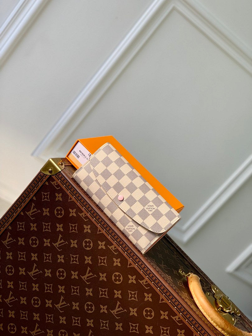 Portefeuille – Réf. M41625 · Damier Azur Rose · Coloris 1