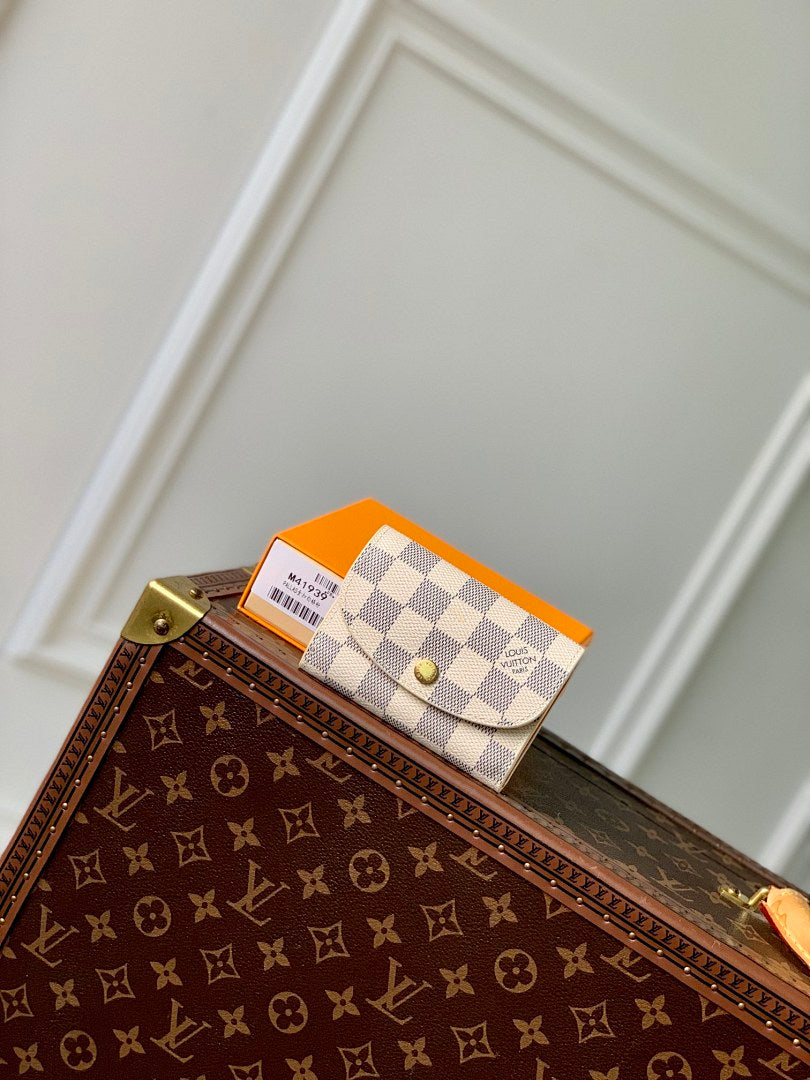 Portefeuille – Réf. M41939 · Damier Azur Rose