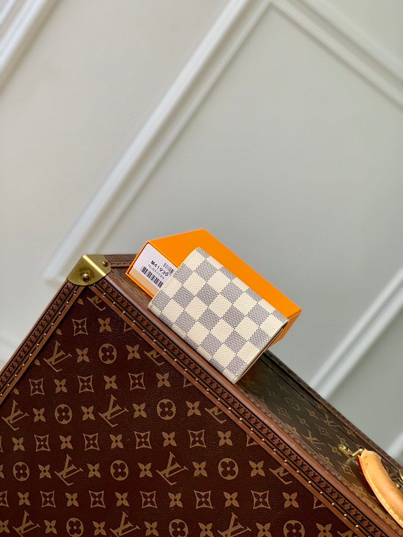 Portefeuille – Réf. M41939 · Damier Azur Rose