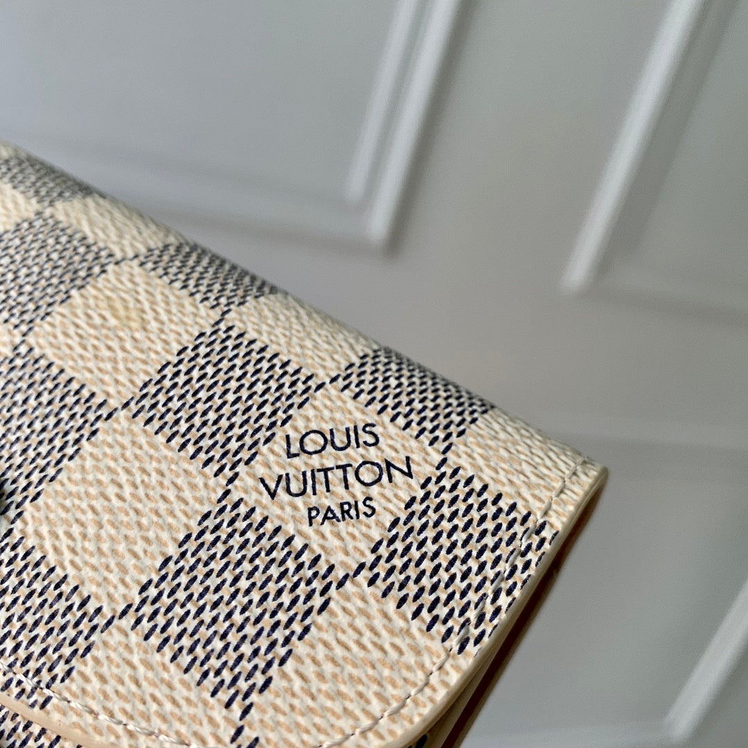 Portefeuille – Réf. M41939 · Damier Azur Rose