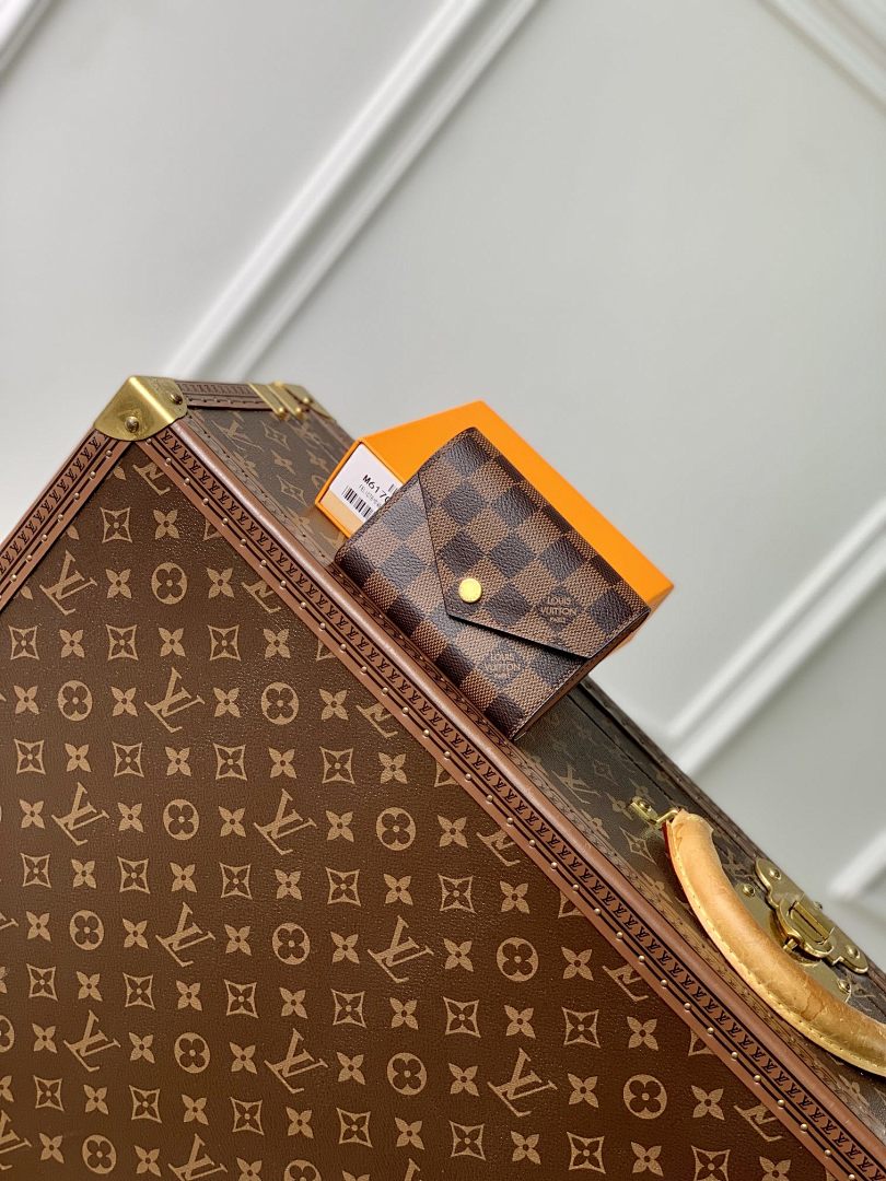 Portefeuille – Réf. HH140M41938 · Damier Ébène Rose