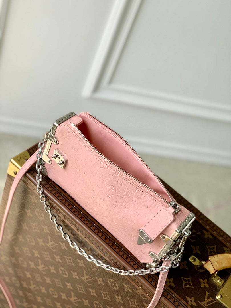 Sac à main Trunk – Réf. M25445 · Rose