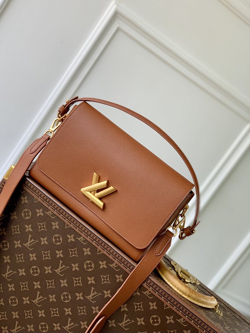 Sac à main Twist – Réf. M24640 · Marron
