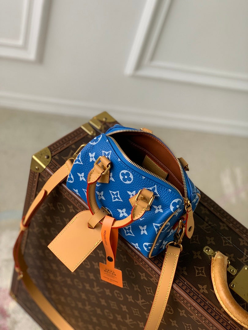 Sac à main Speedy – Réf. M24419 · Bleu