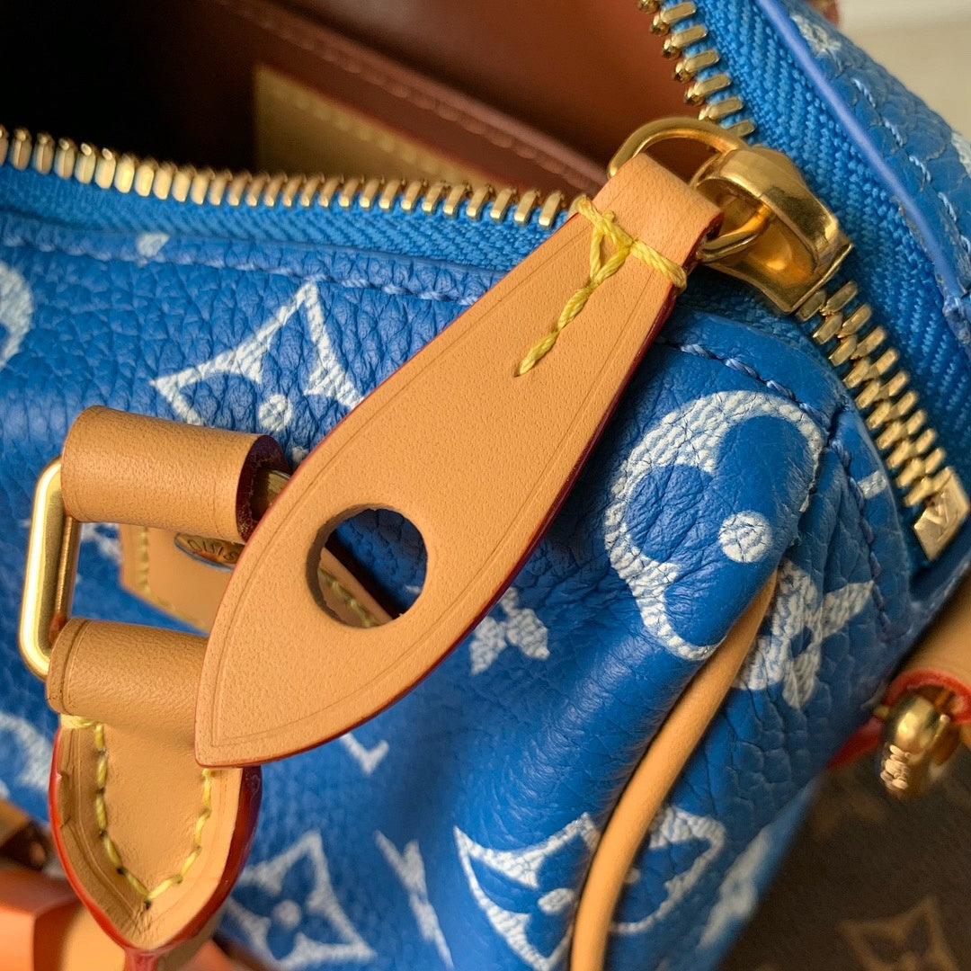 Sac à main Speedy – Réf. M24419 · Bleu