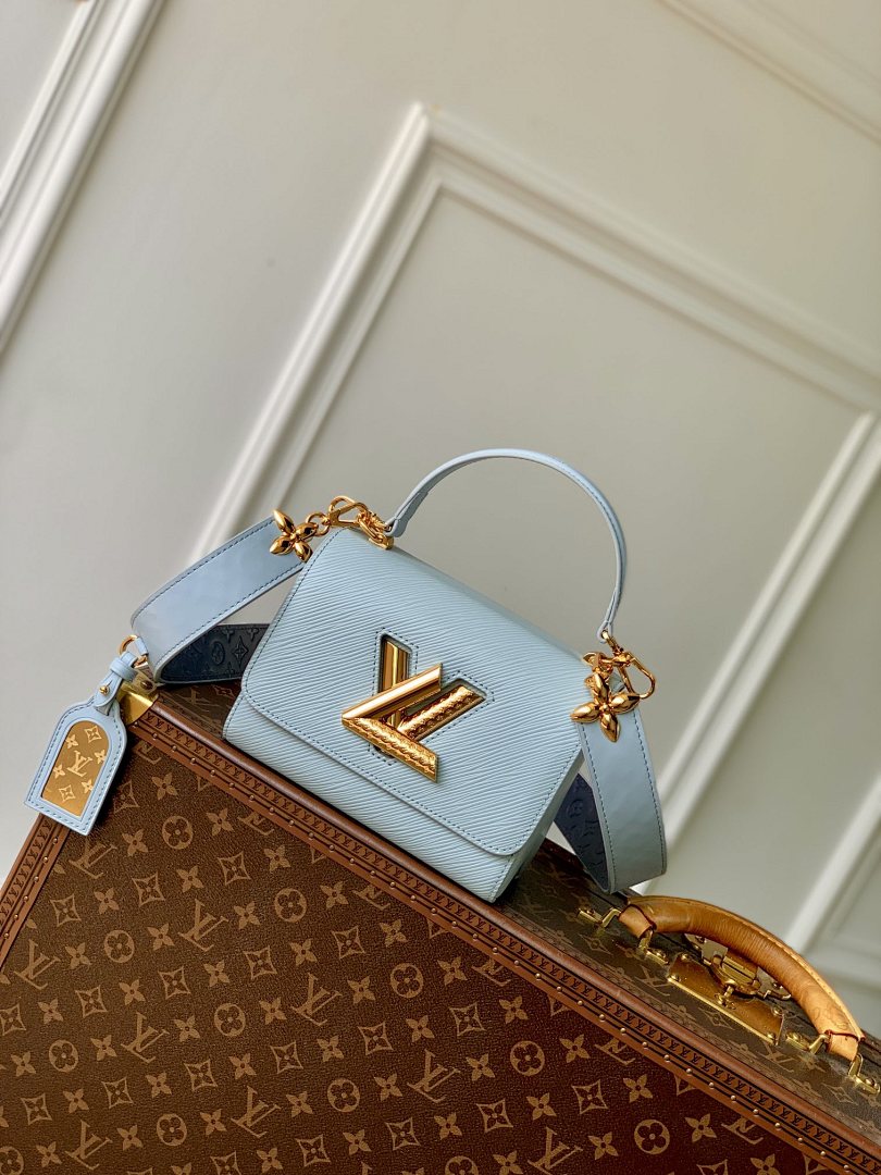 Sac à main Twist – Réf. M25362 · Bleu