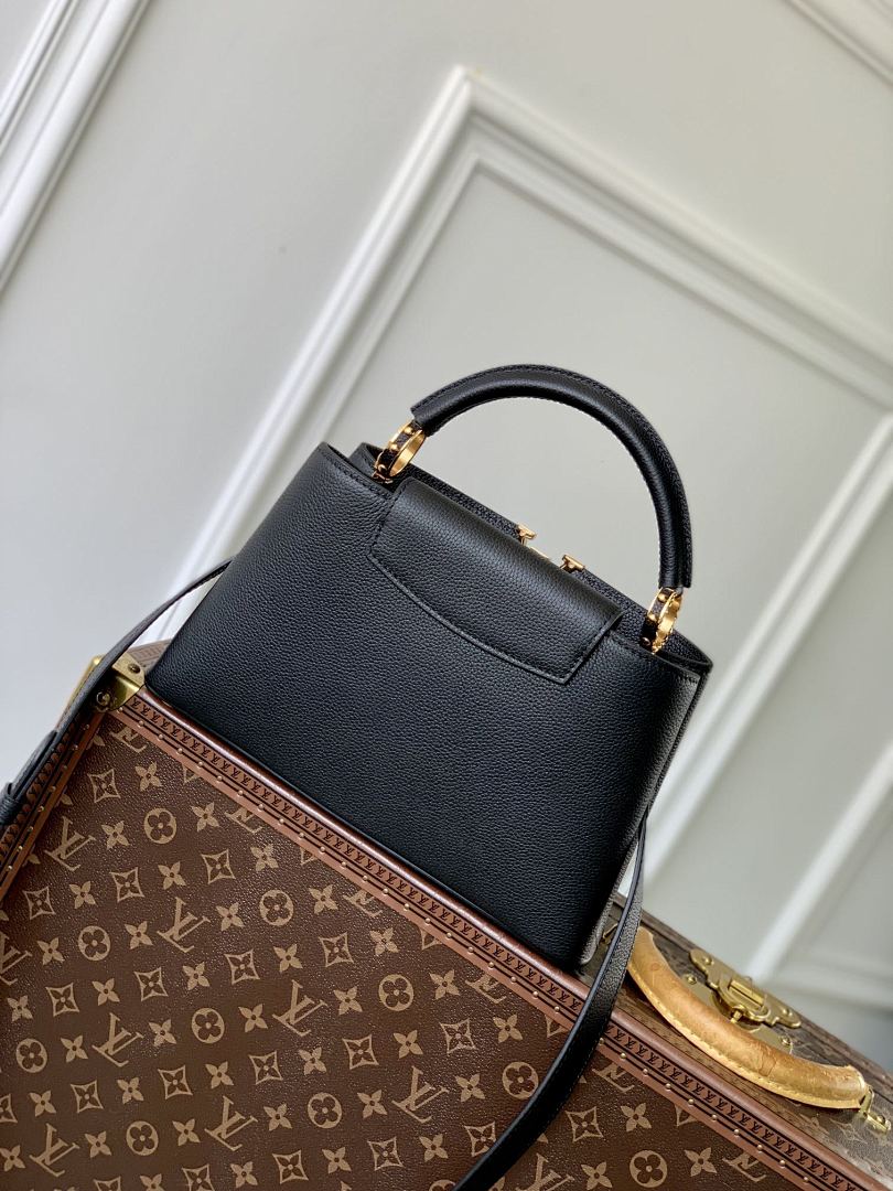 Sac à main Capucines – Réf. M24666 · Noir PM