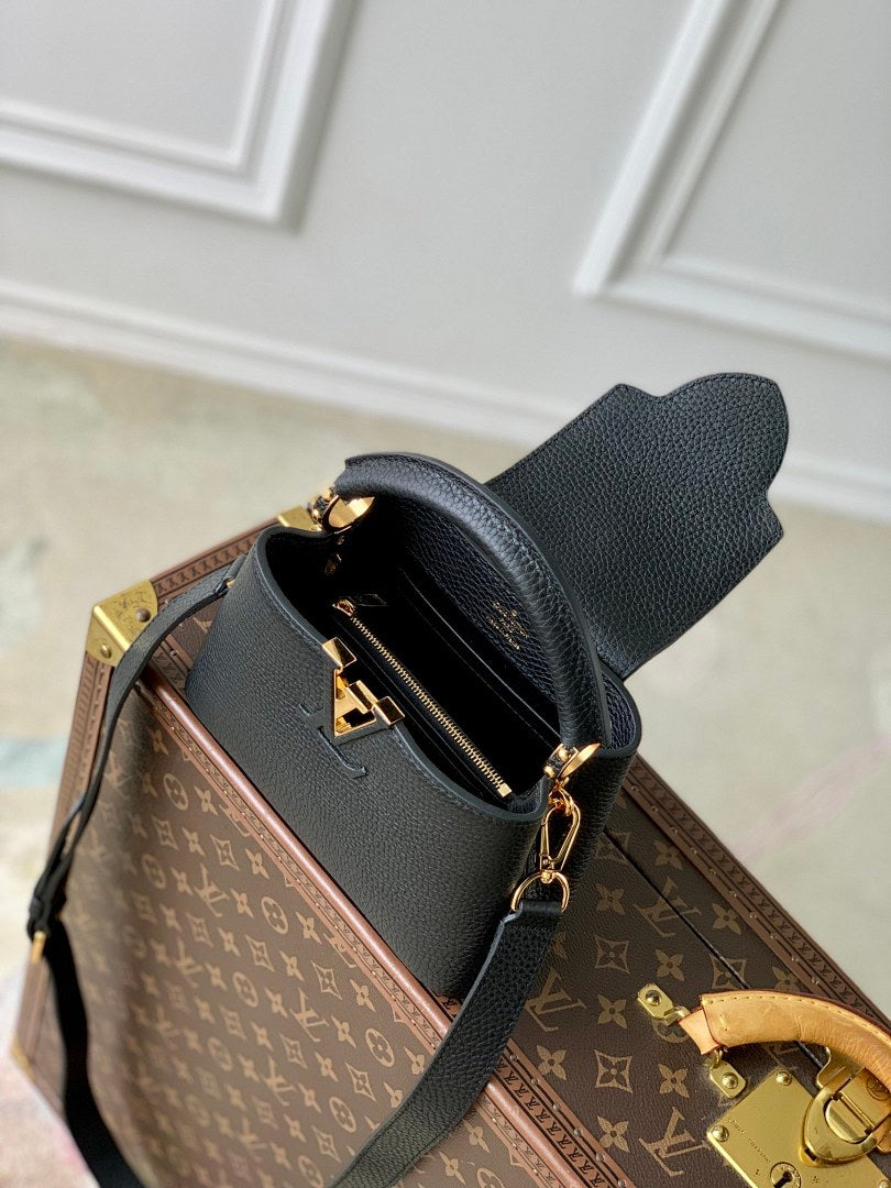 Sac à main Capucines – Réf. M24727 · Noir Mini