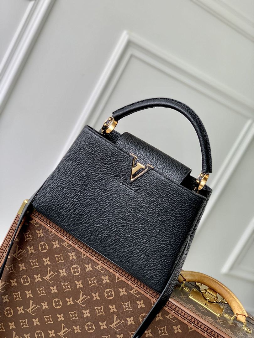 Sac à main Capucines – Réf. M24727 · Noir MM