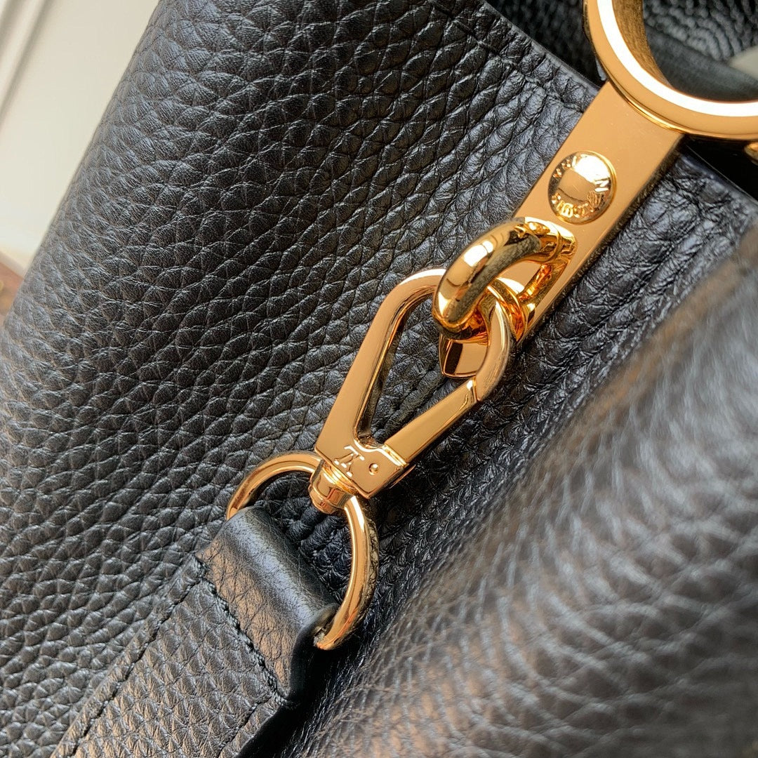 Sac à main Capucines – Réf. M24727 · Noir MM