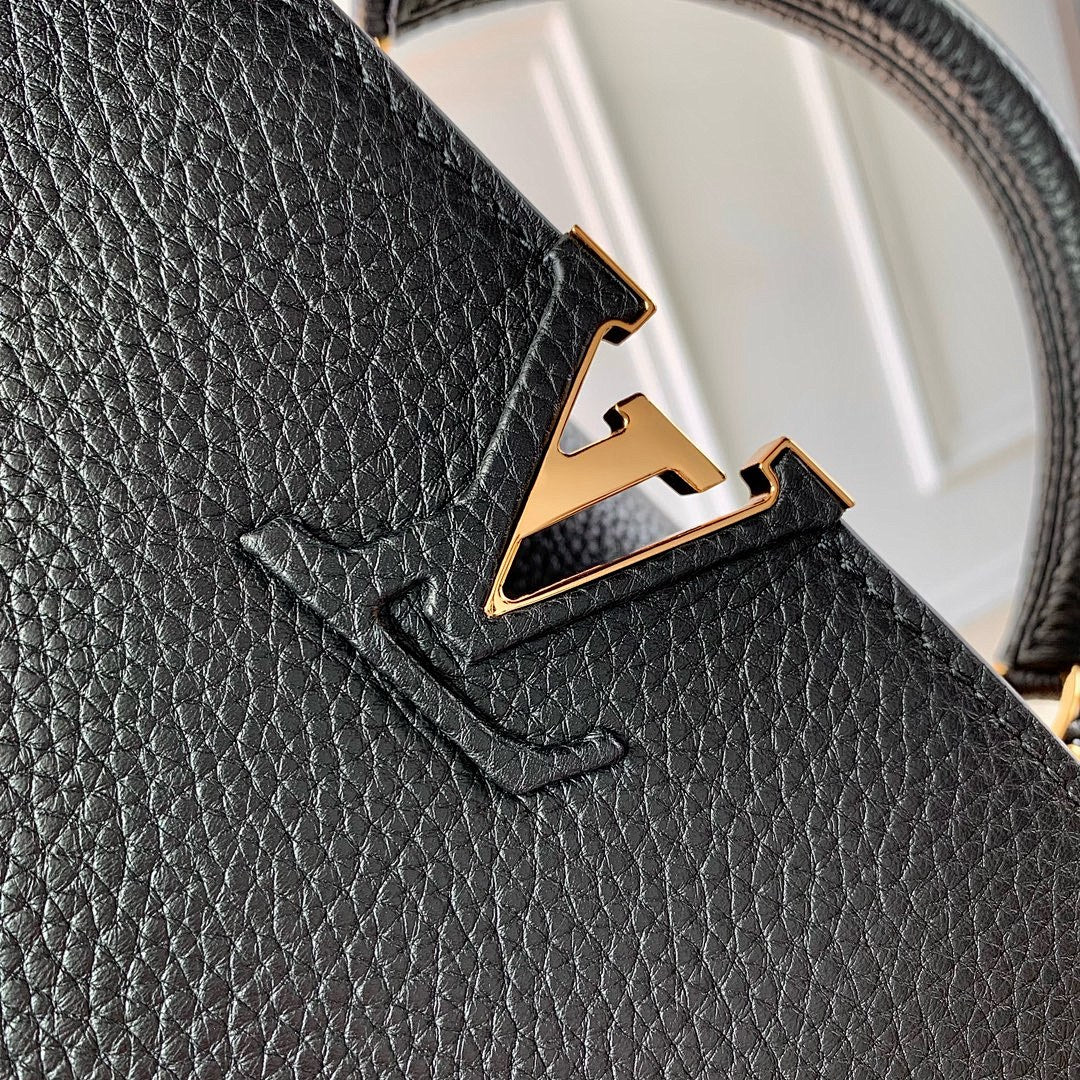 Sac à main Capucines – Réf. M24727 · Noir MM