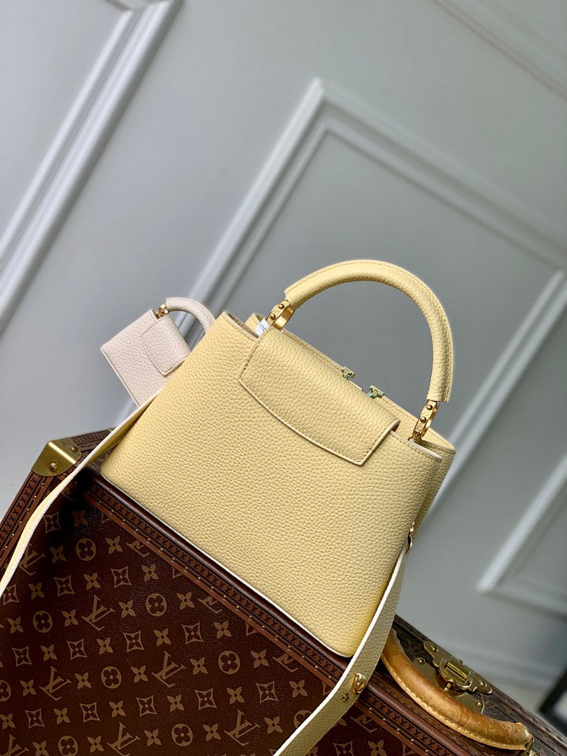 Sac à main Capucines – Réf. M21420 · Jaune PM