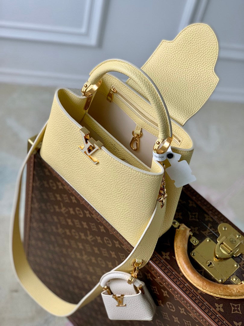 Sac à main Capucines – Réf. M21420 · Jaune PM