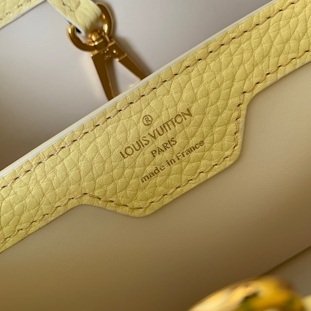 Sac à main Capucines – Réf. M21420 · Jaune PM
