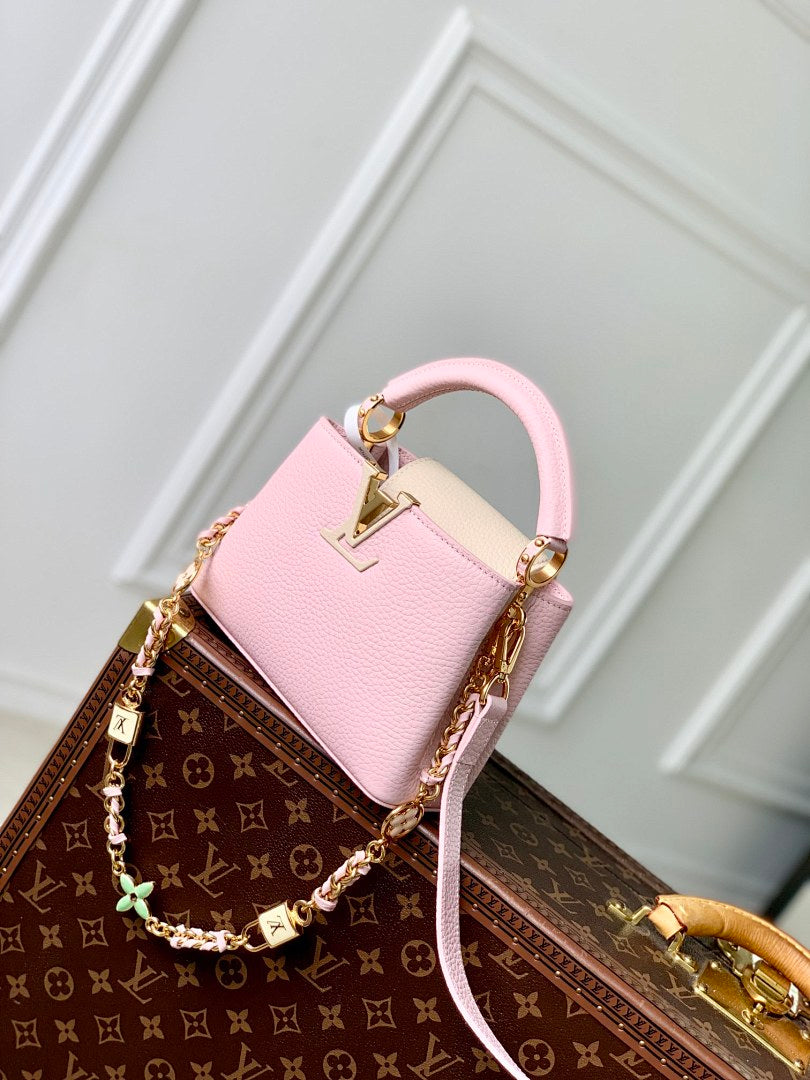 Sac à main Capucines – Réf. M23950 · Mini Rose