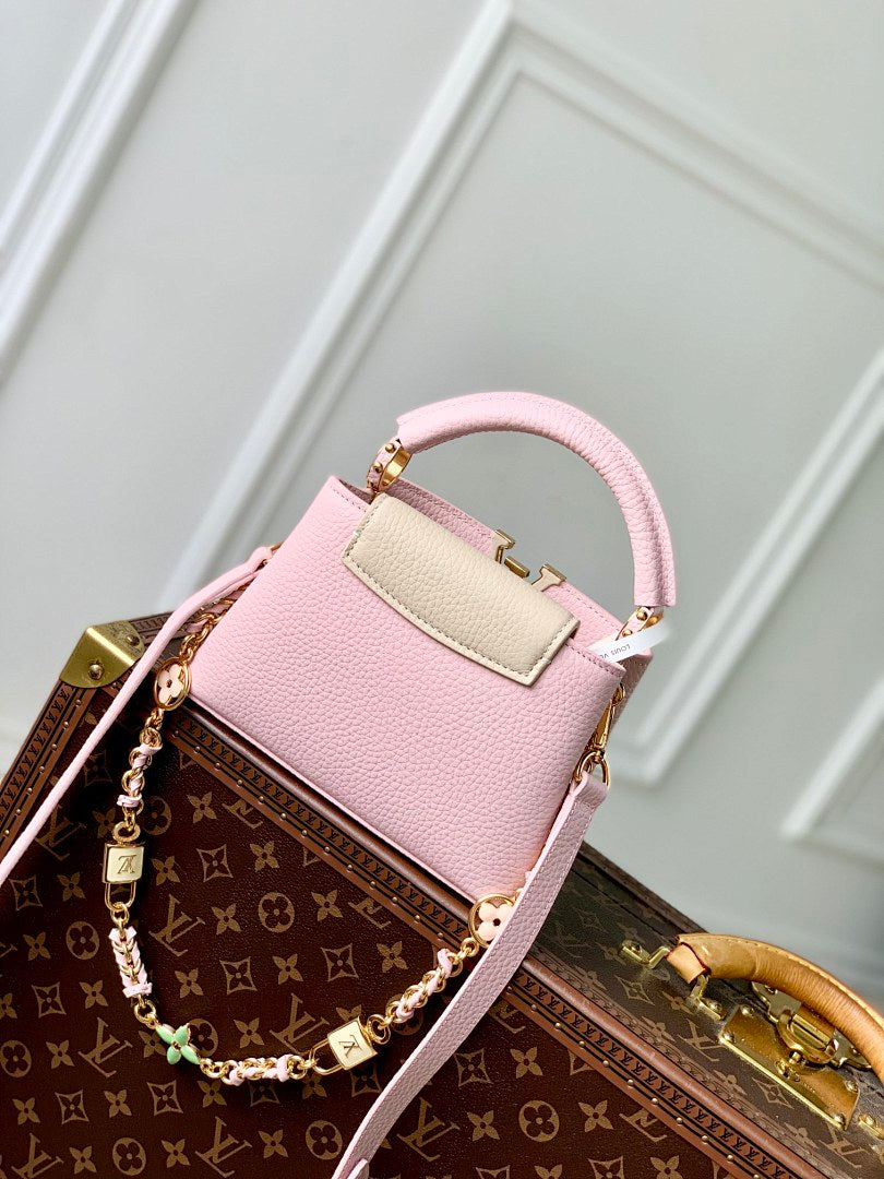 Sac à main Capucines – Réf. M23950 · Mini Rose