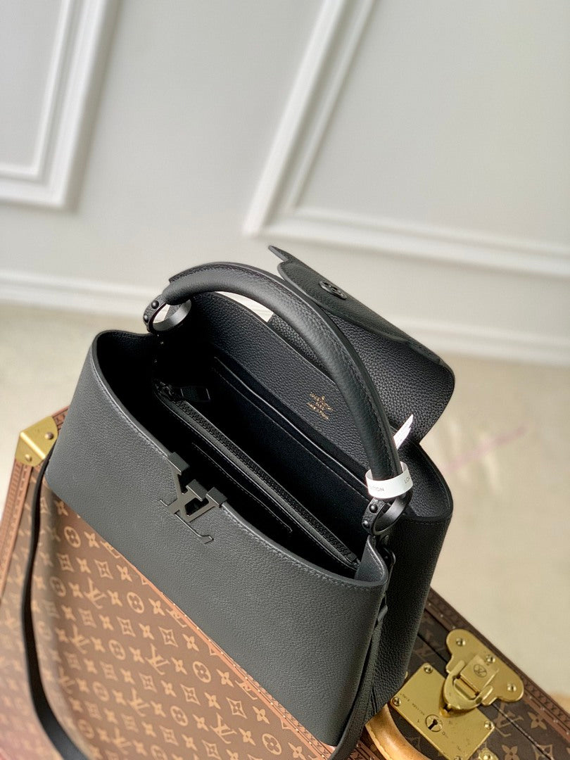 Sac à main Capucines – Réf. M23955 · Noir MM