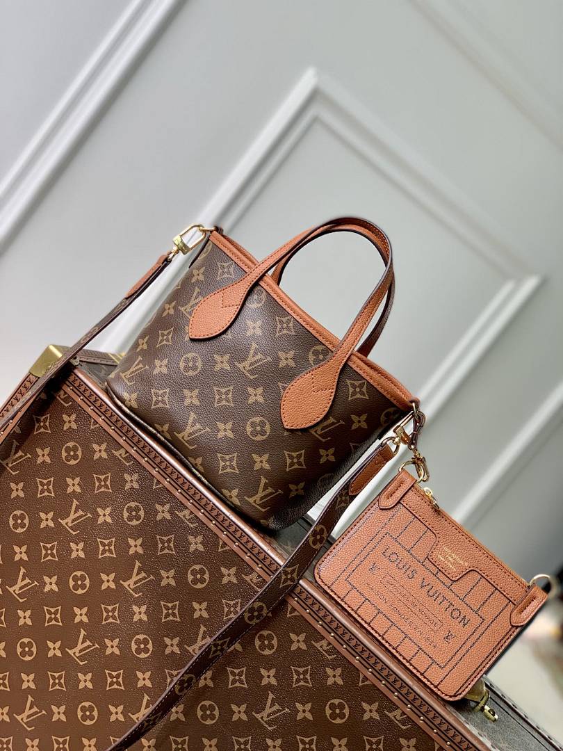 Sac à main Neverfull – Réf. M12099 · Marron