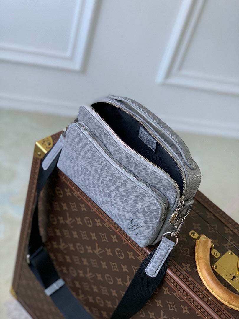 Sacoche Messenger – Réf. M11657 · Gris