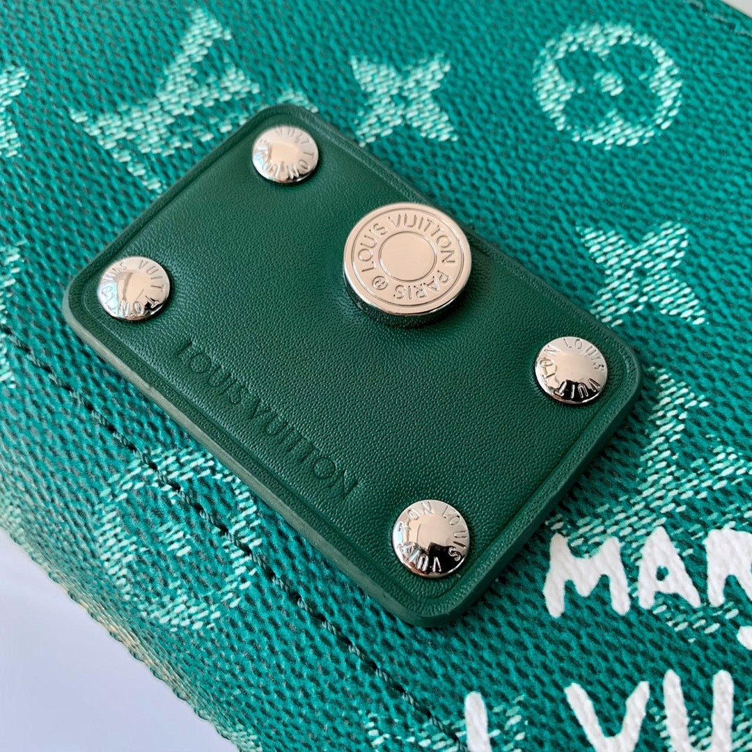 Sacoche Trunk – Réf. M12686 · Monogram Vert
