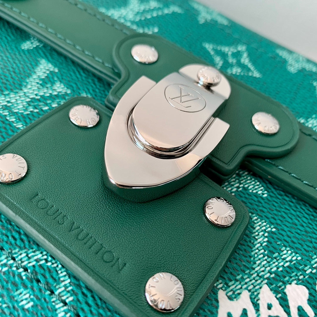 Sacoche Trunk – Réf. M12686 · Monogram Vert