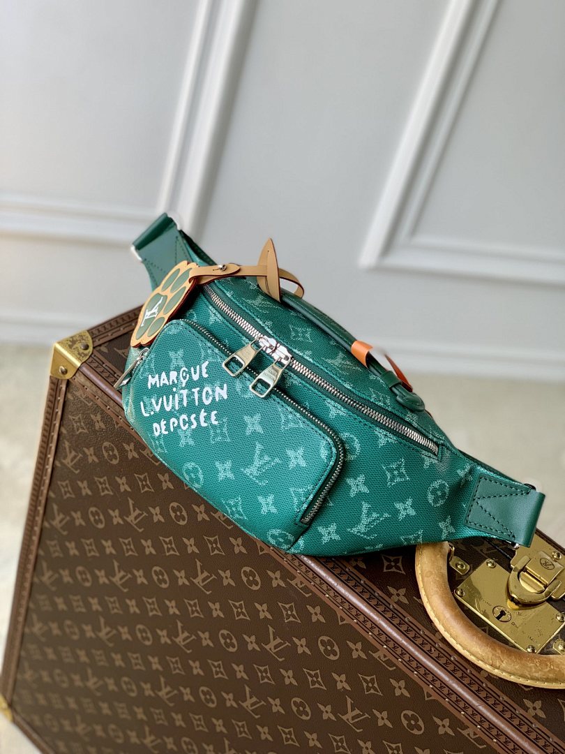 Sacoche Banane – Réf. M12867 · Monogram Vert