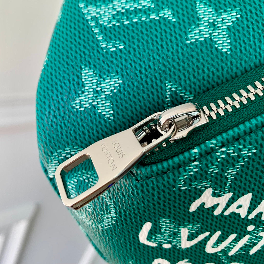 Sacoche Banane – Réf. M12867 · Monogram Vert