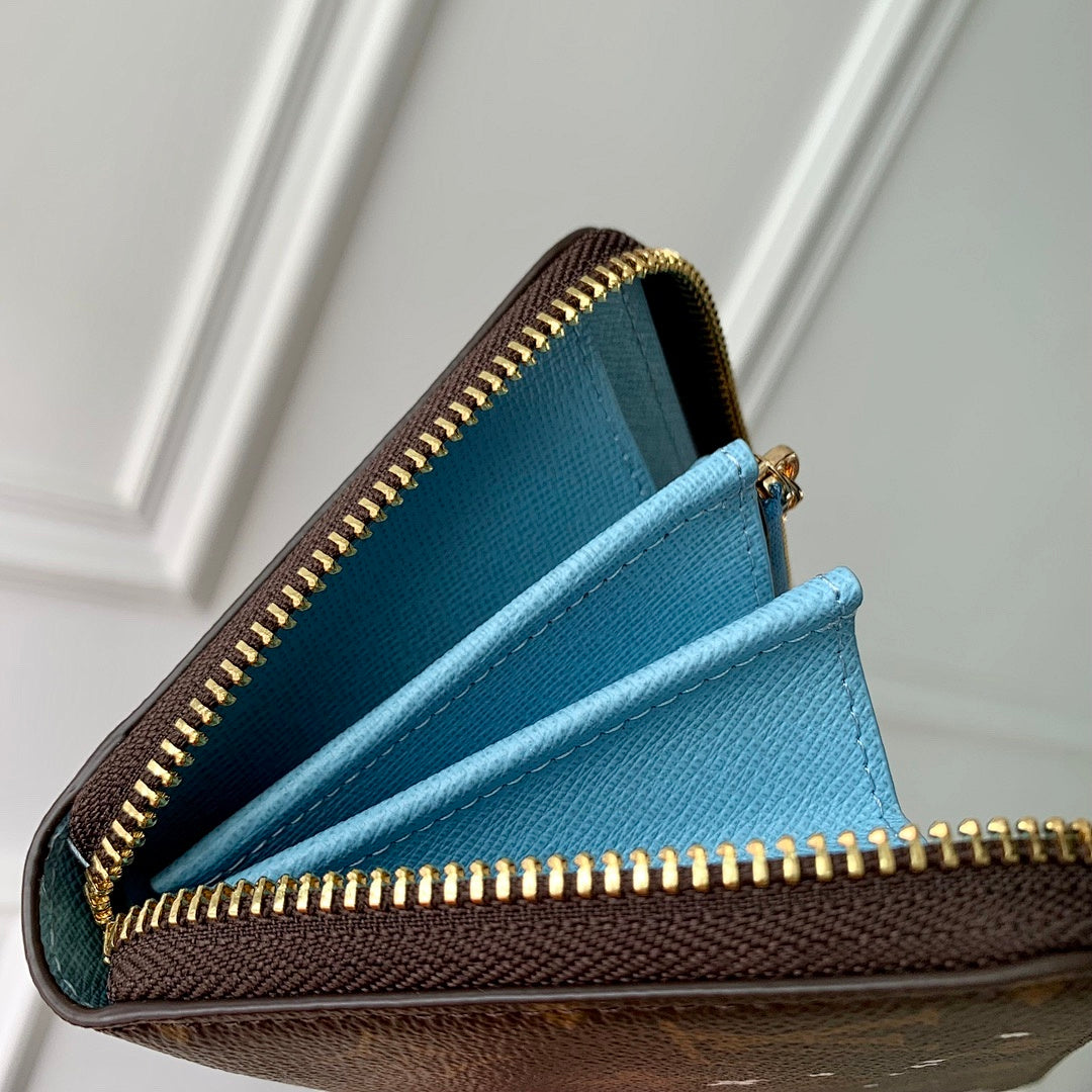 Portefeuille – Réf. M12223 · Monogram Bleu