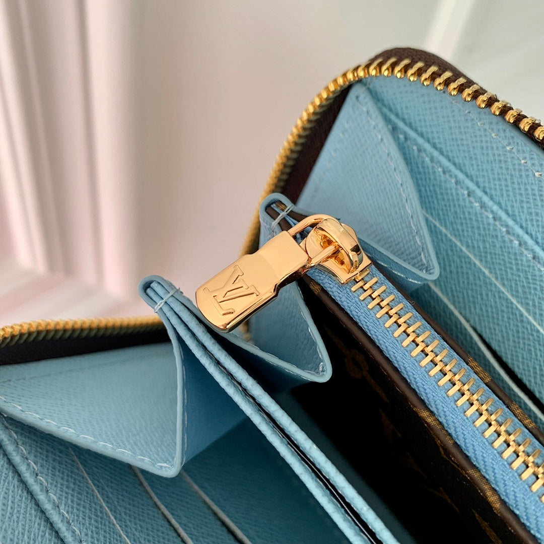 Portefeuille – Réf. M12223 · Monogram Bleu