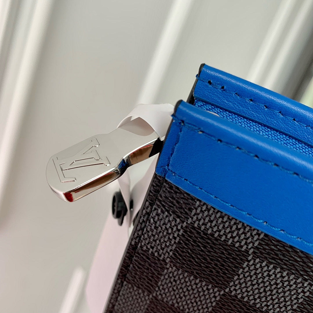 Pochette – Réf. N00088 · Damier Graphite