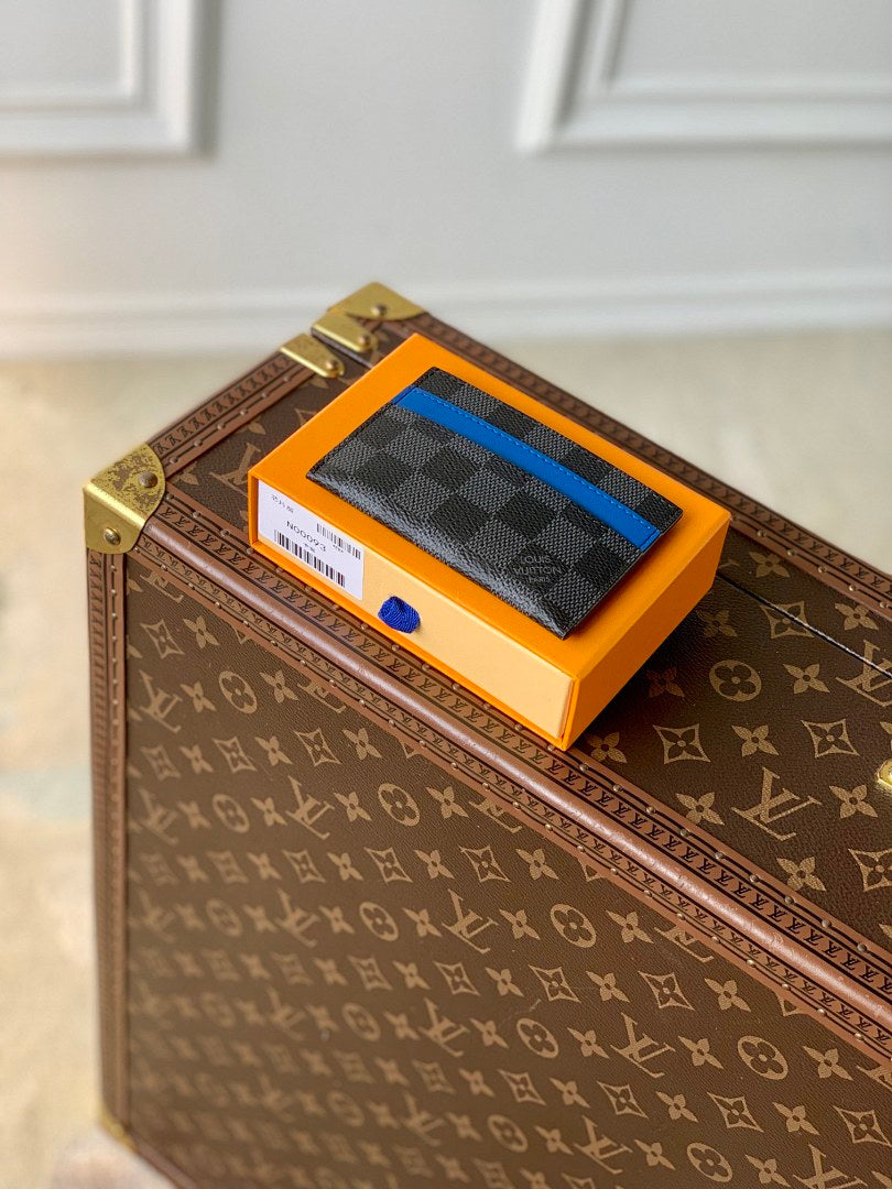 Portefeuille – Réf. N00093 · Damier Graphite