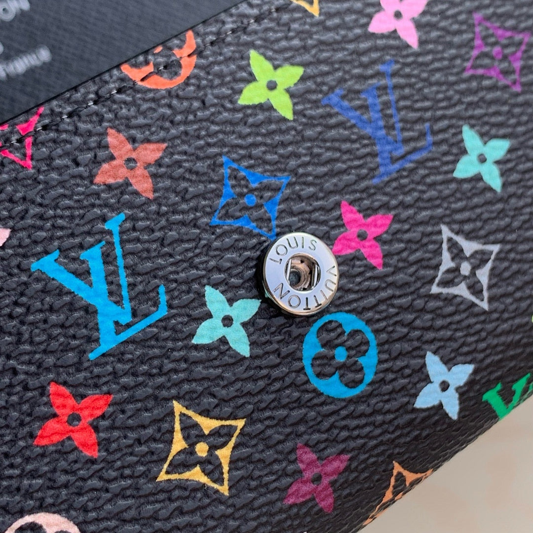 Portefeuille – Réf. M14092 · Multicolore Noir