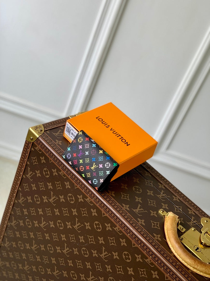 Portefeuille – Réf. M14092 · Multicolore Noir