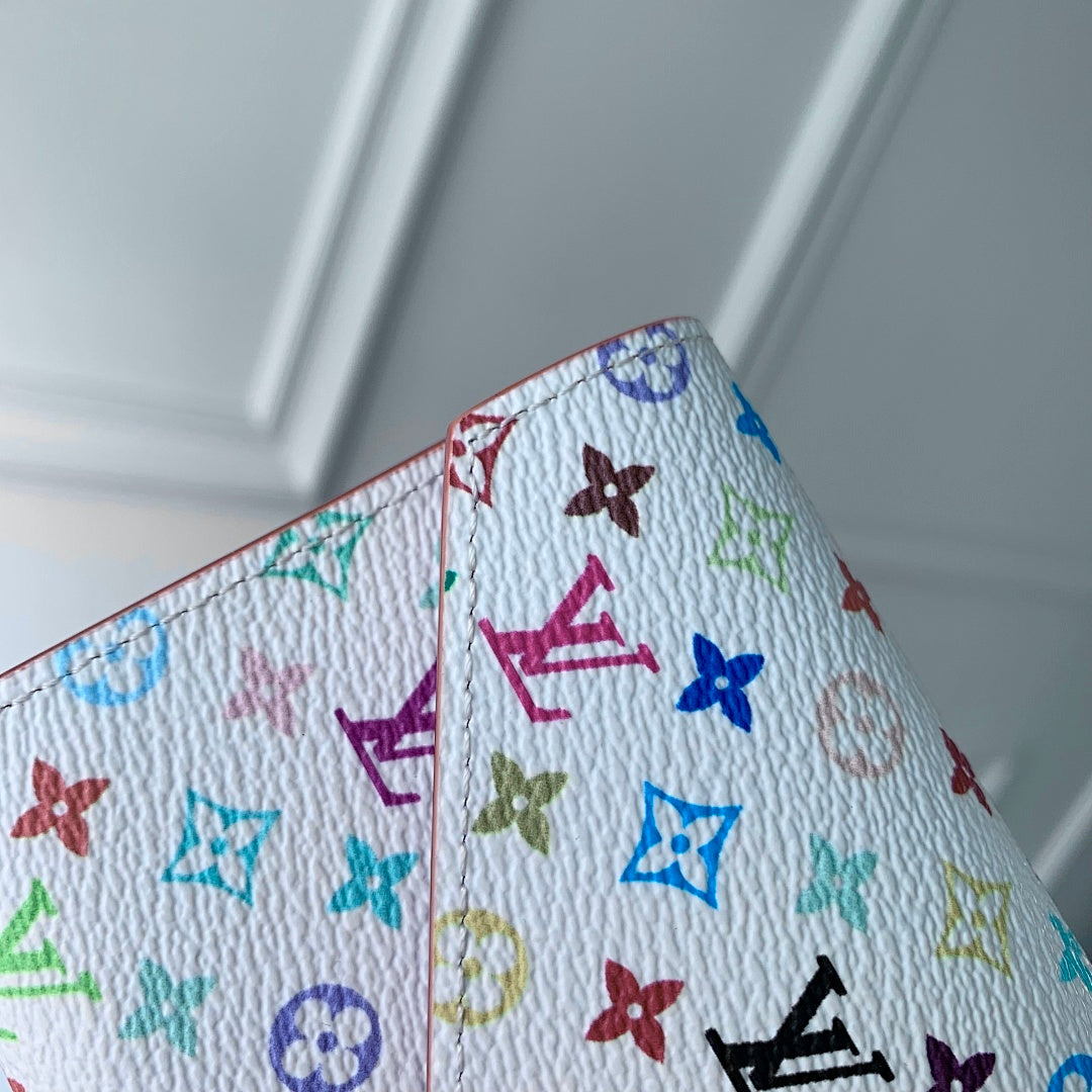 Portefeuille – Réf. M14163 · Multicolore Blanc