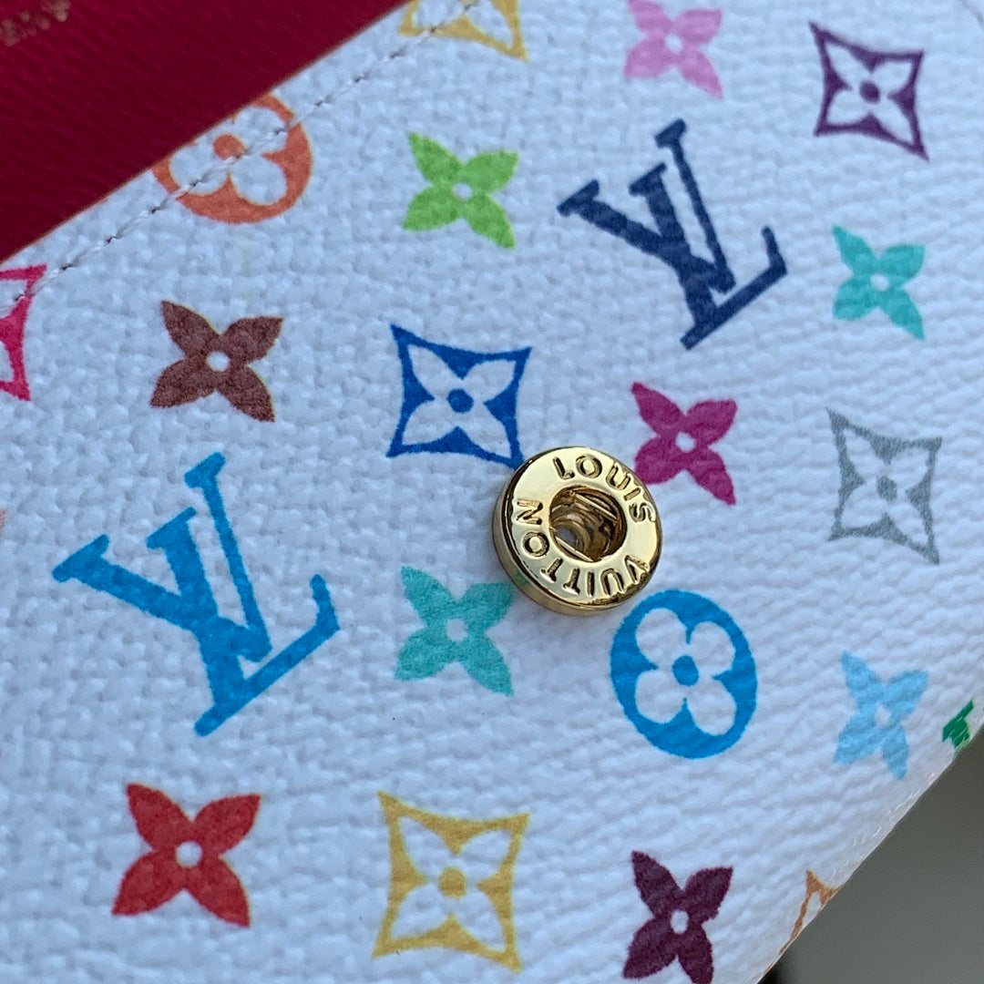 Portefeuille – Réf. M14092 · Multicolore Blanc