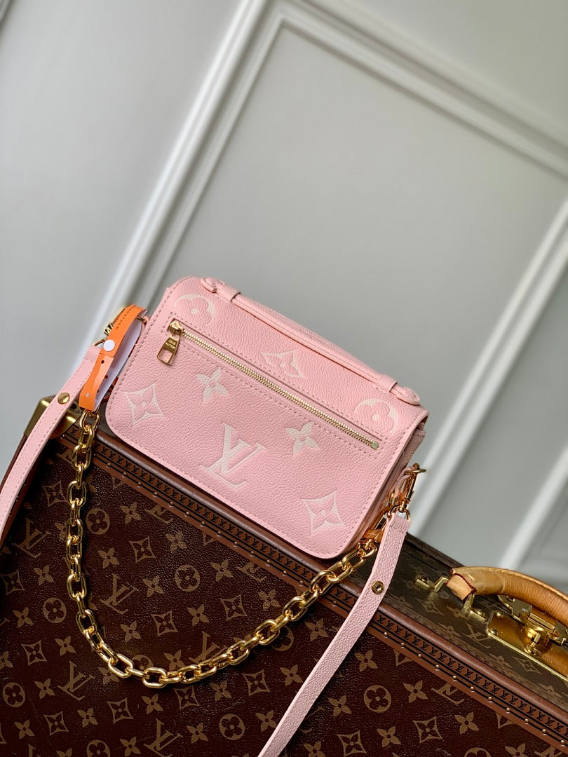 Sac à main Métis – Réf. M14208 · Rose Sérigraphie