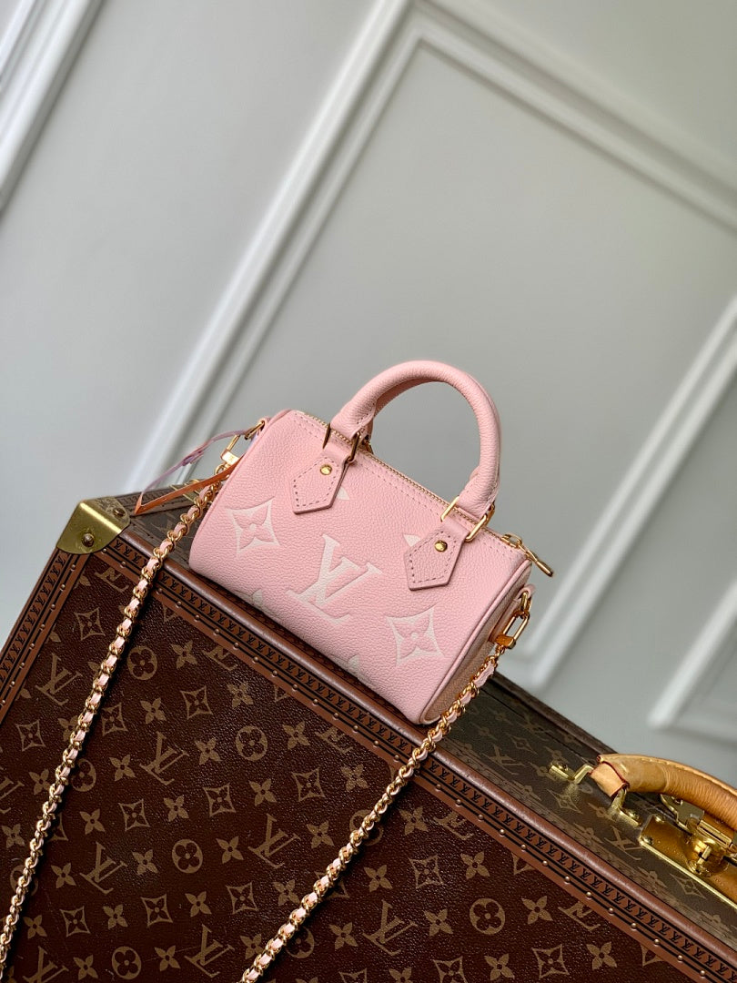 Sac à main Speedy – Réf. M81456 · Rose Sérigraphie
