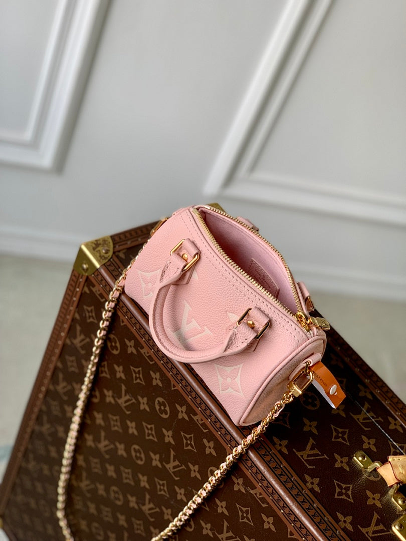 Sac à main Speedy – Réf. M81456 · Rose Sérigraphie