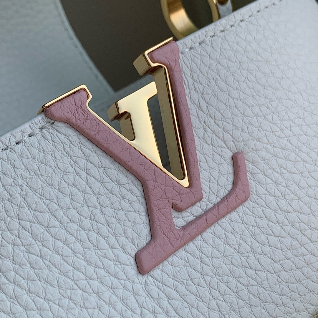 Sac à main Capucines – Réf. M12345 · PM Blanc