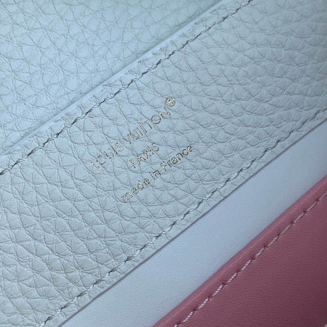 Sac à main Capucines – Réf. M12345 · MM Blanc