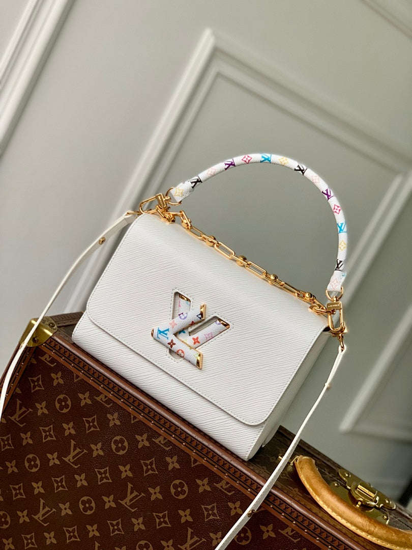Sac à main Twist – Réf. M13678 · Multicolore Blanc